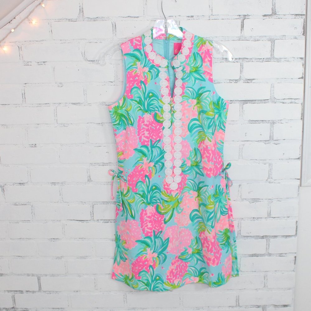 Lilly Pulitzer Pineapple Shake Jonna Romper Dress